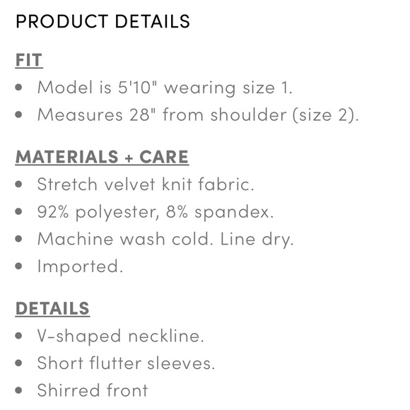 Torrid 4 Black Velvet Top - Picture 8 of 8